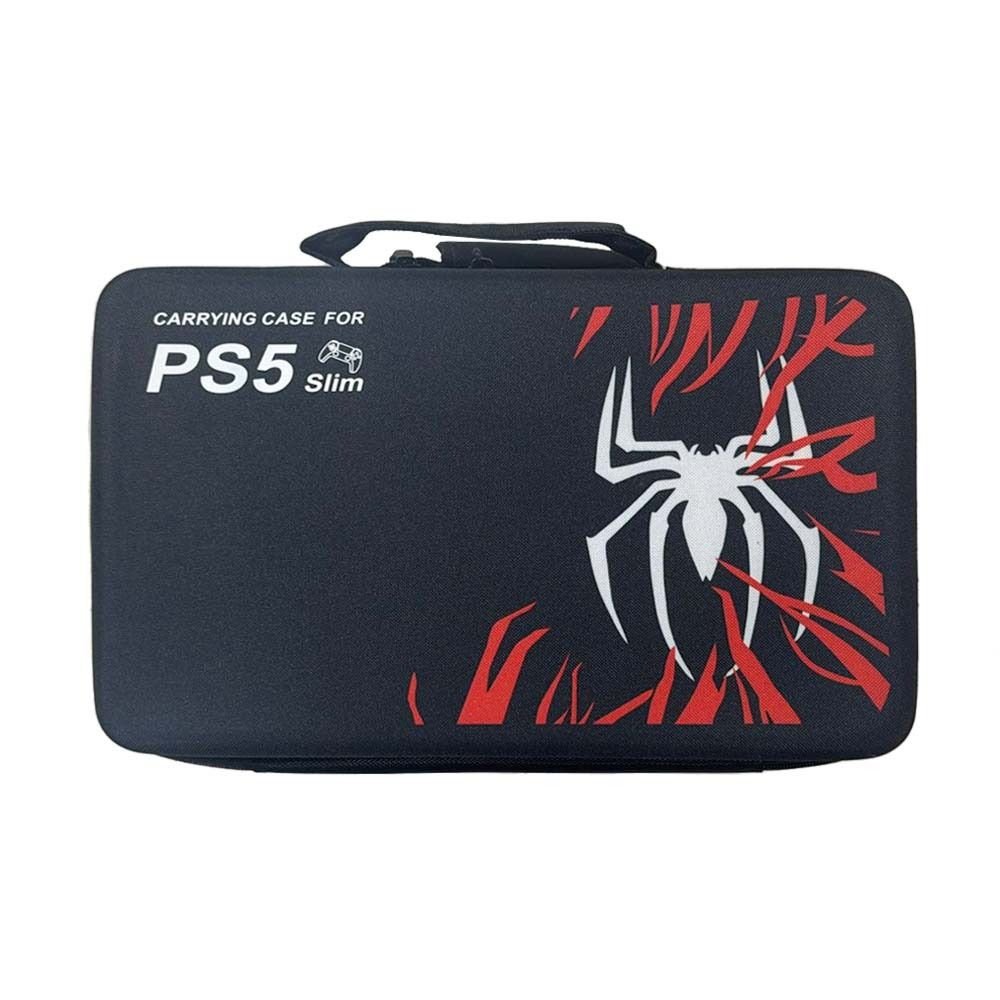 Ps5 Carrying Bag For Ps5 Slim - Spiderman Black Ps5 Carrying Bag For Ps5 Slim - Spiderman Black - الصورة 1