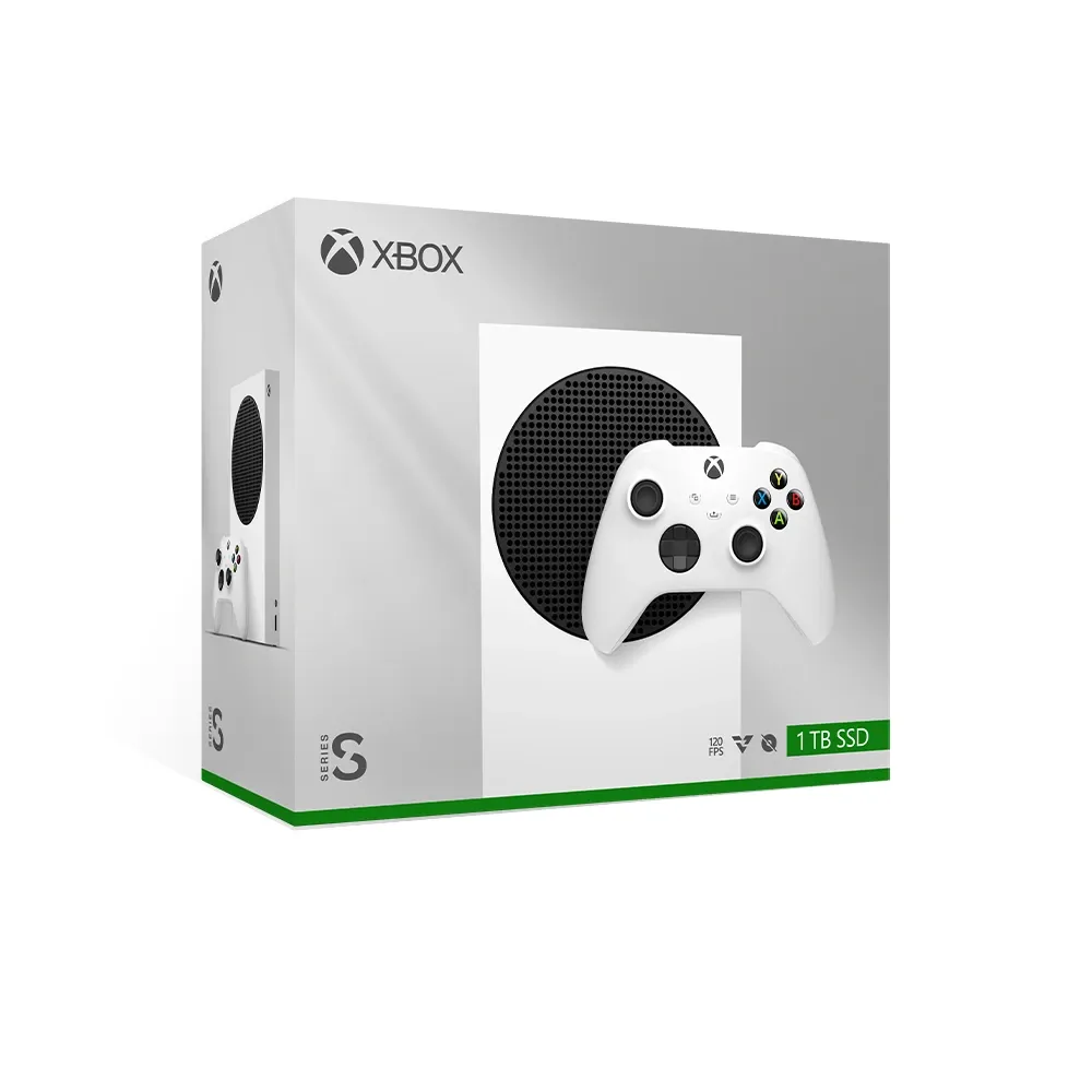 Xbox Series S - All Digital Gaming Console - 1TB SSD Xbox Series S - All Digital Gaming Console - 1TB SSD - Includes Wireless Controller - 120FPS - Robot White - الصورة 1