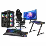 Custom Gaming PC Bundle Intel Core i5-14400F, RTX 5060 8GB, 16GB DDR5 6400MHz, 500GB SSD, with Sades 24" FHD Curved Monitor & Sades Battle Ram Gaming Combo - الصورة 6