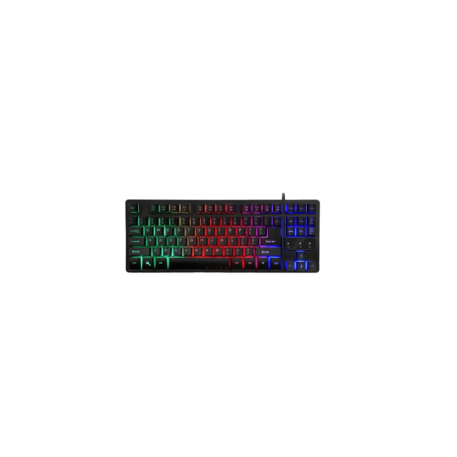 197 Acer Nitro TKL Wired Gaming Keyboard - Black - الصورة 1