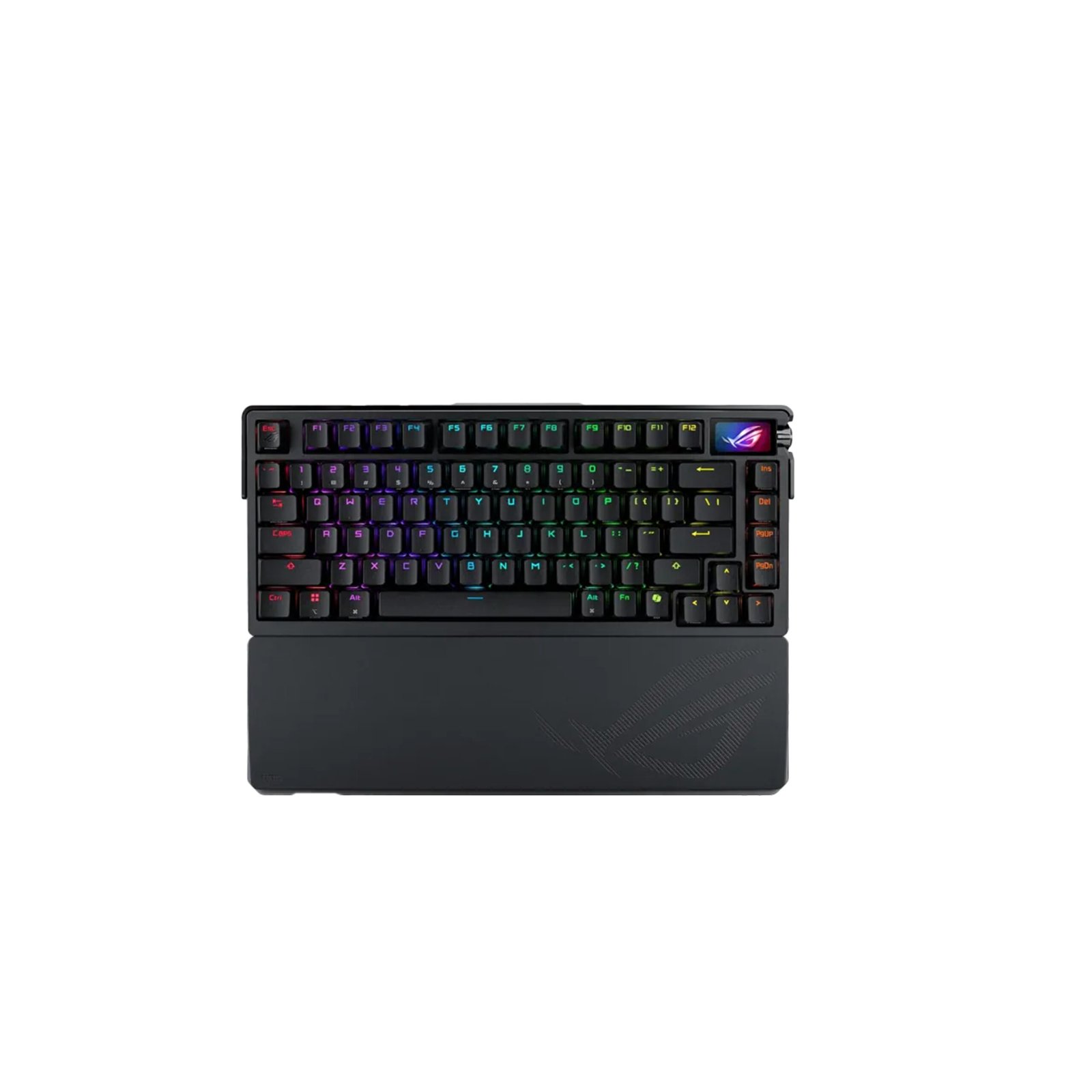 203 Asus M702 Rog Azoth Extreme 75% Wireless/Bluetooth Mechanical Gaming Keyboard Rog NX Snow Switches Refined Linear (Arabic) - Black - الصورة 1