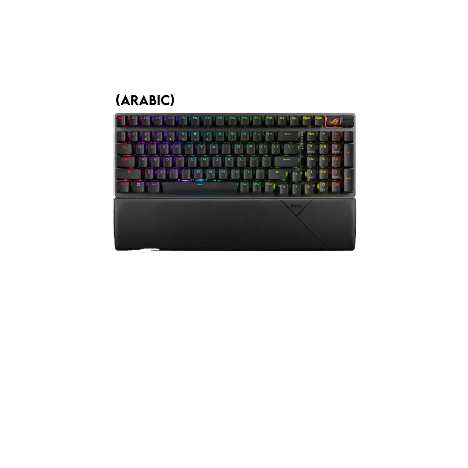 210 Asus X901 ROG Strix Scope II 96 Wireless Mechanical Gaming KeyBoard NX Snow Switch Refined Linear (Arabic) - Black - الصورة 1