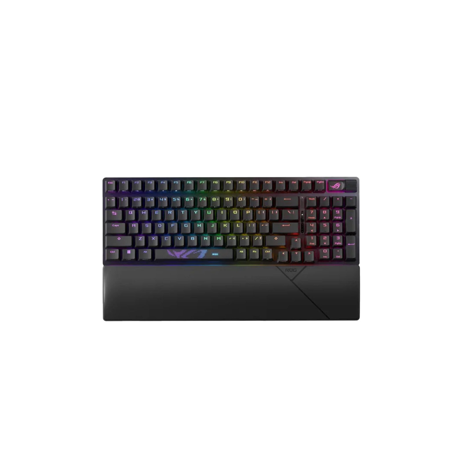 211 Asus X901 Rog Strix Scope II 96 Wireless RGB Mechanical Gaming KeyBoard NX Snow Switch Refined Linear - Black - الصورة 1