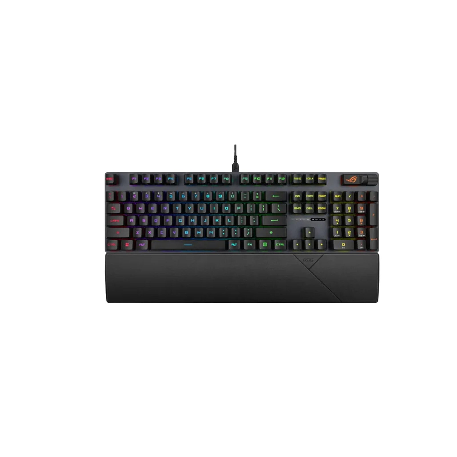 214 Asus XA11 Rog Strix Scope II Wired Optical Mechanical Gaming Keyboard RX Red Switch Linear & Swift (Arabic) - Black - الصورة 1