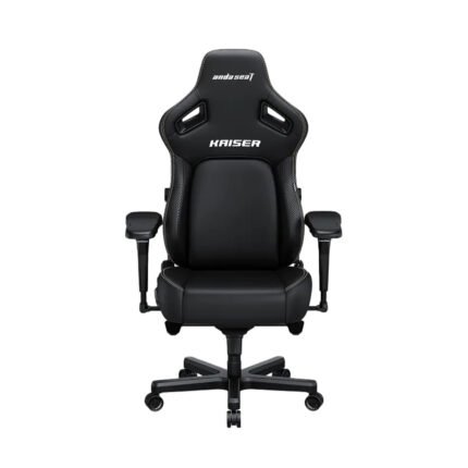 Andaseat Kaiser 4 XL Gaming Chair PVC Leather High-Density Foam For Durability 5D Adjustable Armrests And Magnetic Head Pillow - Black