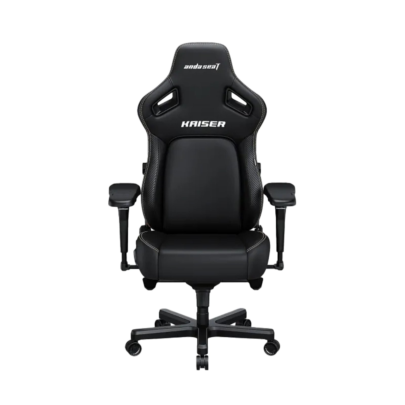 230 Andaseat Kaiser 4 XL Gaming Chair PVC Leather High-Density Foam For Durability 5D Adjustable Armrests And Magnetic Head Pillow - Black - الصورة 1