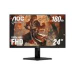 AOC 24G4E 24 Inch 180Hz FHD HDMI 2.0 1ms IPS Gaming Monitor - Black - الصورة 8