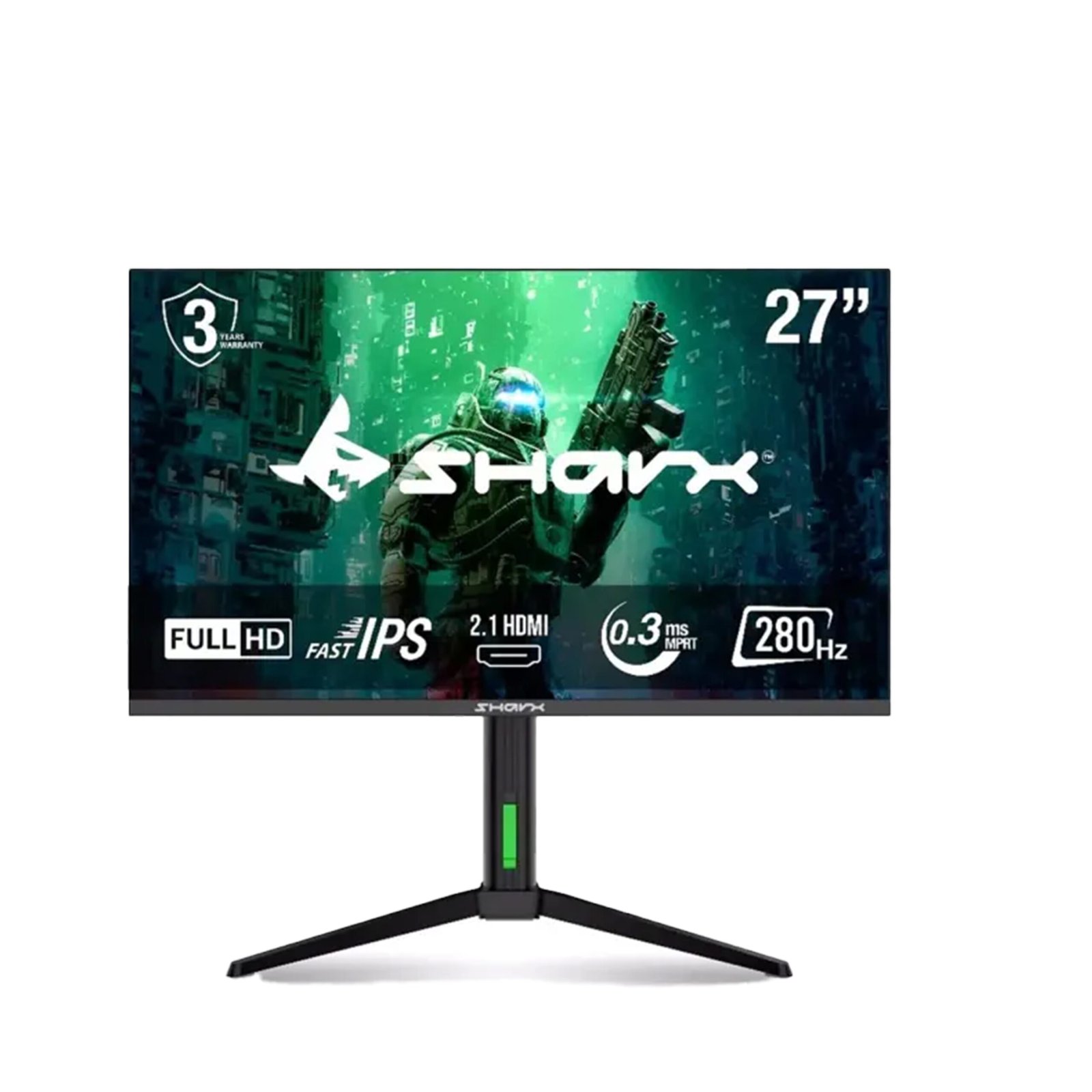 266 Sharx PROFIN 27F280I FHD 280Hz 0.3ms Fast IPS HDMI 2.1 Speaker Gaming Monitor - الصورة 1