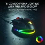Razer Basilisk V3 35K Wired Ergonomic Gaming Mouse : HyperScroll Tilt Wheel, 35K DPI Optical Sensor Gen 2-13 Customizable Controls, Chroma RGB, Optical Switches Gen 3 - Black - الصورة 4