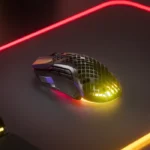 Steelseries AEROX 5 Ultra Light Wireless/Bluetooth/Wired Gaming Mouse, Up to 180-Hours Battery Life, 9 Programmable Buttons - الصورة 2