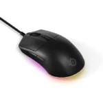 SteelSeries Rival 3 Wired Gaming Mouse LightWeight (77g) 60 Million Clicks 8,500 DPI, 3-Zone RGB - Black - الصورة 6