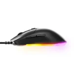 SteelSeries Rival 3 Wired Gaming Mouse LightWeight (77g) 60 Million Clicks 8,500 DPI, 3-Zone RGB - Black - الصورة 3