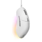 SteelSeries Rival 3 Wired Gaming Mouse LightWeight (77G) 60 Million Clicks, 8,500 DPI 6 Programmable Buttons, 3-Zone RGB - White - الصورة 3