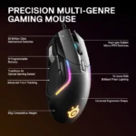 SteelSeries Rival 5 Precision Multi-Genre Prism RGB Wired Gaming Mouse, Ergonomic 9 Programmable Buttons 18,000 CPI, Perfect For all Battle Royale, FPS, MOBA,MMO & Fast-Paced Games, True Move Air Optical Gaming Sensor - Black - الصورة 7