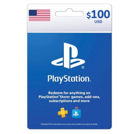 بطاقة هدايا سوني بلايستيشن / PSN بقيمة 100$ - أمريكا (توصيل عبر الرسائل النصية)