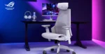 Asus SL400C ROG Destrier Core Ergo Gaming Chair – Futuristic Cyborg Design, Adjustable, Breathable, Durable - White | 90GC01P0-MSG060 - الصورة 2