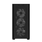 Asus A21 Plus Micro ATX Tower Case, Tempered Glass Side Panel, 360MM Radiator Support, 4 ARGB Fans - Black - الصورة 7