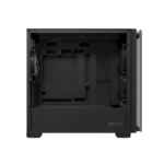 Asus A23 Plus Mid Tower Front Side & Left Side Tempered Glass Panel Case With 4 Fan RGB - Black - الصورة 2