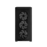 Asus A23 Plus Mid Tower Front Side & Left Side Tempered Glass Panel Case With 4 Fan RGB - Black - الصورة 4