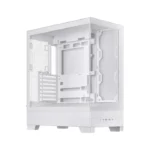 Asus A31 Plus Mid Tower Front Side & Left Side Tempered Glass Panel Case With 4 Fan RGB - White - الصورة 5
