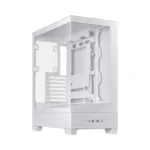 Asus A31 Plus Mid Tower Front Side & Left Side Tempered Glass Panel Case With 4 Fan RGB - White - الصورة 6