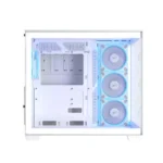⁦Asus A32 PLUS Mid Tower Steel / ABS Plastic Fornt & Left Side Tempered Glass Side Panel ABS Plastic Case With 4 ARGB Fans -White⁩ - الصورة ⁦5⁩