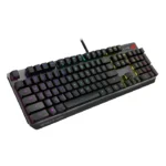 Asus XA05 ROG Strix Scope RX RED Optical Mechanical Switch RGB Wired Gaming Keyboard, Arabic, Black - الصورة 8
