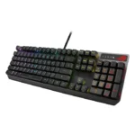 Asus XA05 ROG Strix Scope RX RED Optical Mechanical Switch RGB Wired Gaming Keyboard, Arabic, Black - الصورة 6