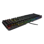 Asus XA05 ROG Strix Scope RX RED Optical Mechanical Switch RGB Wired Gaming Keyboard, Arabic, Black - الصورة 5