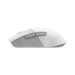 ⁦ASUS ROG Keris AimPoint Wireless Gaming Mouse, 2.4GHz & BT, 36000 dpi, AimPoint Optical Sensor, 5 Prog Buttons with Shortcuts, 650 IPS Max Speed, Up to 119H Battery - White | 90MP02V0-BMUA10⁩ - الصورة ⁦6⁩