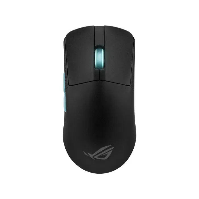 90mp02w0-bmua00_0000_1_1 Asus P713 Rog Harpe Ace Aim Lab Edition Wireless/Bluetooth/ Wired Lightweight 54g,36K DPI Gaming Mouse - Black - الصورة 1