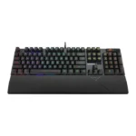 Asus XA11 Rog Strix Scope II Wired Optical Mechanical Gaming Keyboard RX Red Switch Linear & Swift (Arabic) - Black - الصورة 6