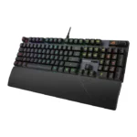 Asus XA11 Rog Strix Scope II Wired Optical Mechanical Gaming Keyboard RX Red Switch Linear & Swift (Arabic) - Black - الصورة 4