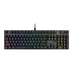 Asus XA11 Rog Strix Scope II Wired Optical Mechanical Gaming Keyboard RX Red Switch Linear & Swift (Arabic) - Black - الصورة 5