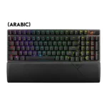 Asus X901 ROG Strix Scope II 96 Wireless Mechanical Gaming KeyBoard NX Snow Switch Refined Linear (Arabic) - Black - الصورة 7