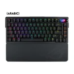 Asus M702 Rog Azoth Extreme 75% Wireless/Bluetooth Mechanical Gaming Keyboard Rog NX Snow Switches Refined Linear (Arabic) - Black - الصورة 5