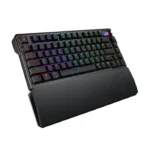 Asus M702 Rog Azoth Extreme 75% Wireless/Bluetooth Mechanical Gaming Keyboard Rog NX Snow Switches Refined Linear (Arabic) - Black - الصورة 4