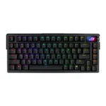 Asus M702 Rog Azoth Extreme 75% Wireless/Bluetooth Mechanical Gaming Keyboard Rog NX Snow Switches Refined Linear (Arabic) - Black - الصورة 6