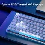 Asus X902 Rog Strix Scope II 96 RX Wireless Optical Mechanical Gaming Keyboard Rog RX Blue Switch Clicky And Speedy (Arabic) - White - الصورة 6