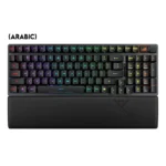 ⁦Asus X902 Rog Strix Scope II 96 RX Wireless Optical Mechanical Gaming Keyboard Rog RX Blue Switch Clicky And Speedy (Arabic) - Black⁩ - الصورة ⁦9⁩