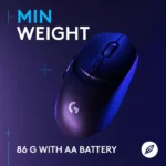 Logitech G309 LightSpeed Wireless/BlueTooth Gaming Mouse, Hero 25K 25,600 DPI - Black - الصورة 4