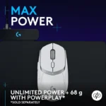 Logitech G309 LightSpeed Wireless/BlueTooth Gaming Mouse Hero 25K 25,600 DPI - White - الصورة 8