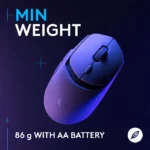 Logitech G309 LightSpeed Wireless/BlueTooth Gaming Mouse Hero 25K 25,600 DPI - White - الصورة 4