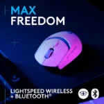 Logitech G309 LightSpeed Wireless/BlueTooth Gaming Mouse Hero 25K 25,600 DPI - White - الصورة 5