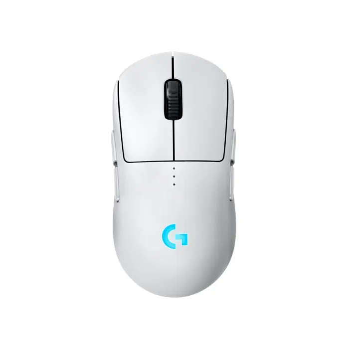 910-007303_0000_1 Logitech Pro 2 LightSpeed Wireless Gaming Mouse (44,000 DPI) - White - الصورة 1