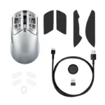 HyperX Pulsefire Haste 2 S Wireless /2.4GHz Bluetooth Gaming Mouse For PC,PS5,Xbox Series X|S - Silver - الصورة 2