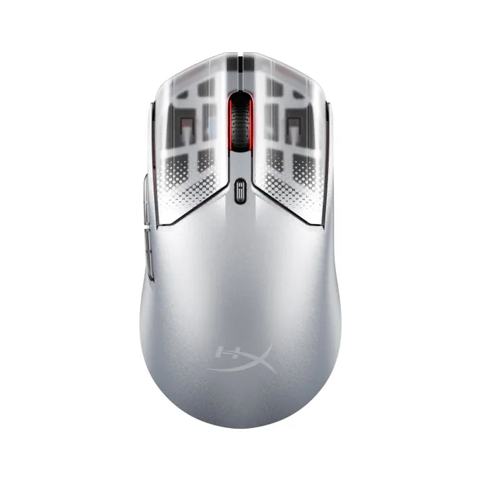9b002aa_0005_layer_0 HyperX Pulsefire Haste 2 S Wireless /2.4GHz Bluetooth Gaming Mouse For PC,PS5,Xbox Series X|S - Silver - الصورة 1