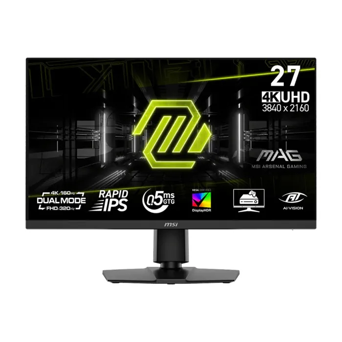 9s6-3ce79t-015_0004_layer_0 MSI MAG 272URDF E16 Dual Mode 4K UHD 160Hz/FHD 320Hz 0.5ms Rapid IPS Display HDR400 With AMD FreeSync™ Premium Gaming Monitor - الصورة 1