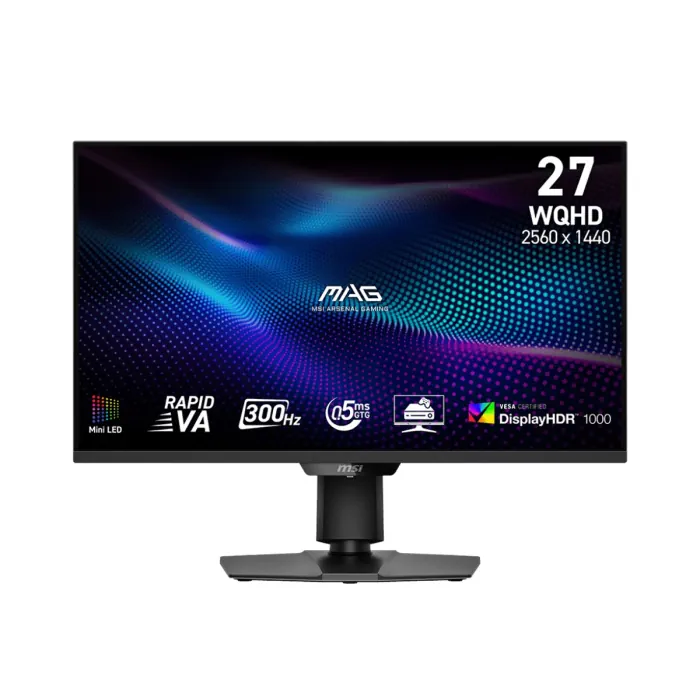 9s6-3cf09h-001_0004_layer_0 MSI MAG 274QPF X30MV 27"VA Panel WQHD 300Hz 0.5ms, HDR 1000, HDMI 2.1, Console Mode Gaming Monitor - الصورة 1