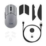 HyperX Pulsefire Haste 2 Pro 4K Wireless/2.4GHz Bluetooth Gaming Mouse For PC,PS5,Xbox Series X|S -Slate Gray - الصورة 2